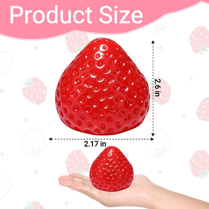 Taba Squishy Toy (4 Pack), Squishies Squeeze Fidget Toys, Party Favors for Kids 8-12, Cute Soft Sticky Sensory Toy, Gifts for Girls 4-8, Autism Stress Relief Toys (Paw Fruit)