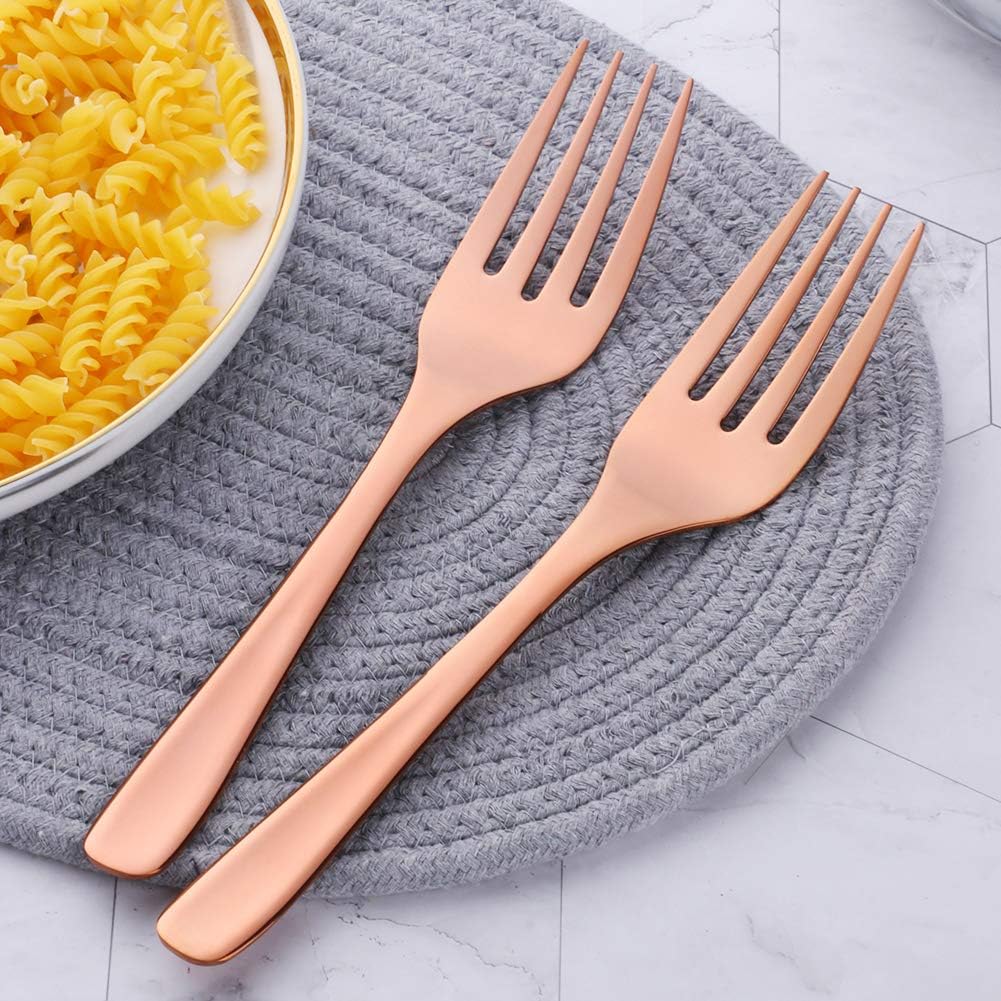 Large Forks Stainless Steel 2-Piece Serving Fork Set for Buffet, Cooking, Dishwasher Safe, 10.12 Inch