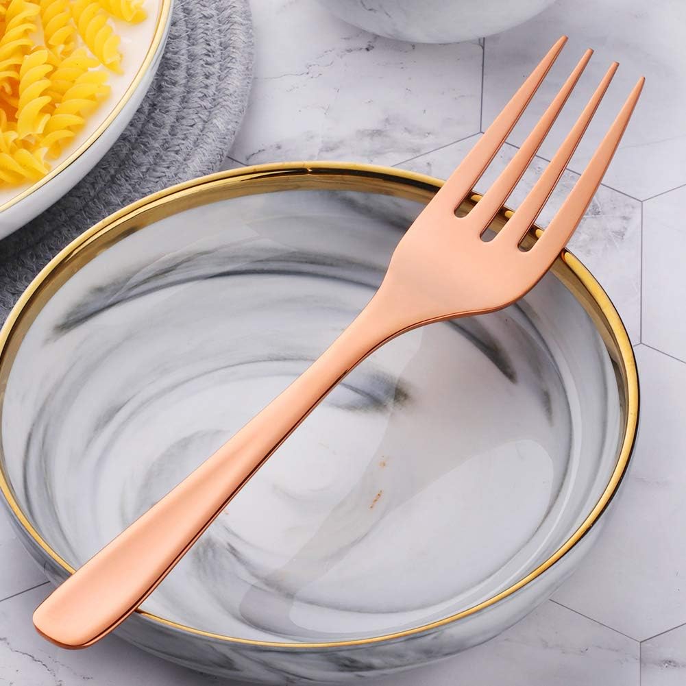 Large Forks Stainless Steel 2-Piece Serving Fork Set for Buffet, Cooking, Dishwasher Safe, 10.12 Inch
