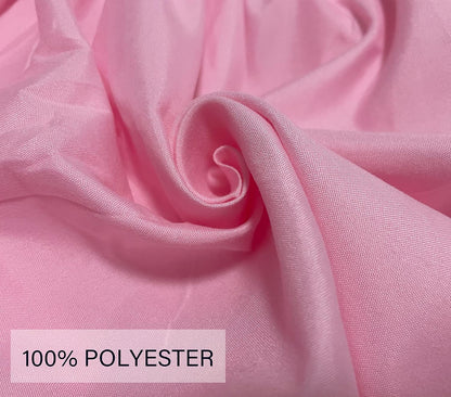 Wrap Round Brushed Polyester Microfiber Bed Skirt with Adjustable Elastic Belt, Pleated Dust Ruffle with 16 Inch Drop, Bed Frame Cover, Easy Fit and Care, Pink, King
