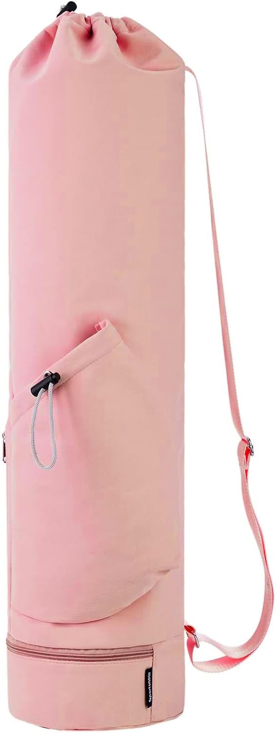 Yoga Mat Bag w/Water Bottle Pocket & Wet Pocket for Women