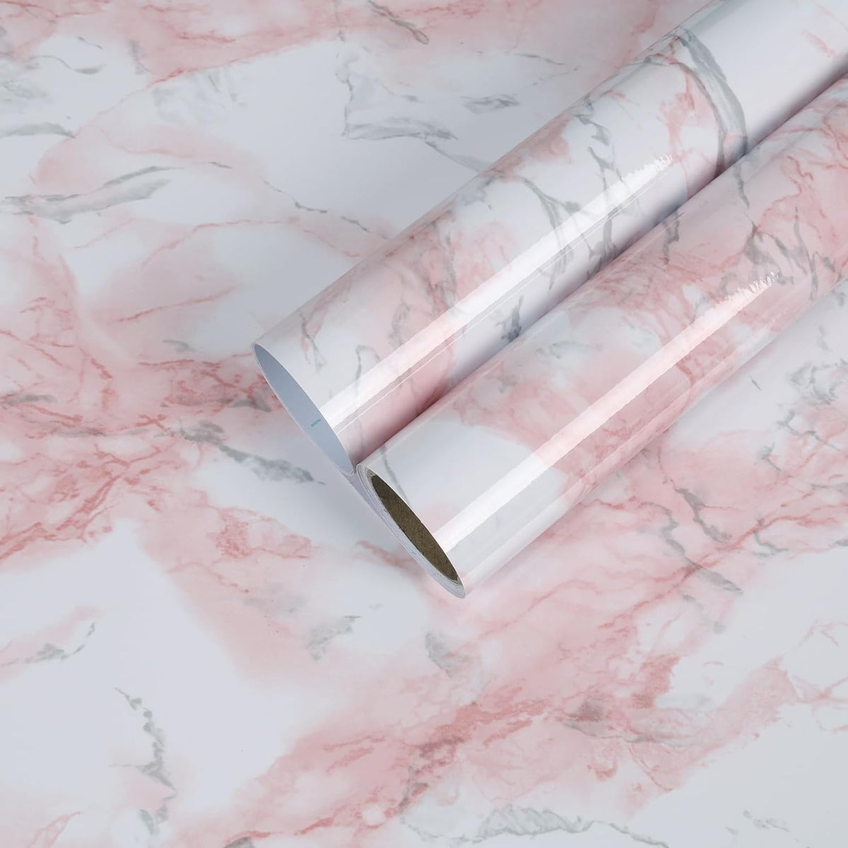 Pink Marble Contact Paper for Countertops 12"x100" Vinyl Wrap
