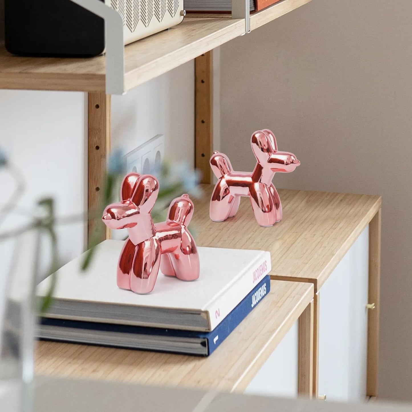 Ceramic Balloon Dog in Pink from Chic Desk Decor to Elegant Pink Decor for Bedroom A Versatile Sculptural Accent