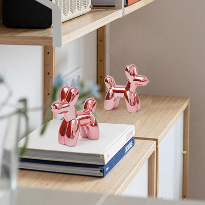Ceramic Balloon Dog in Pink from Chic Desk Decor to Elegant Pink Decor for Bedroom A Versatile Sculptural Accent