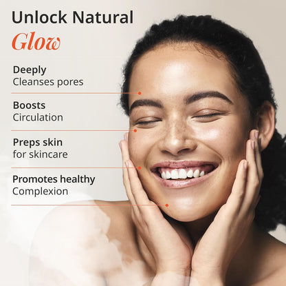Aira Ionic Facial Steamer (Rose Gold) - Pore Cleaner that Detoxifies, Cleanses and Moisturizes - Adjustable Nozzle, Water Tank with 3 Essential Oil Baskets