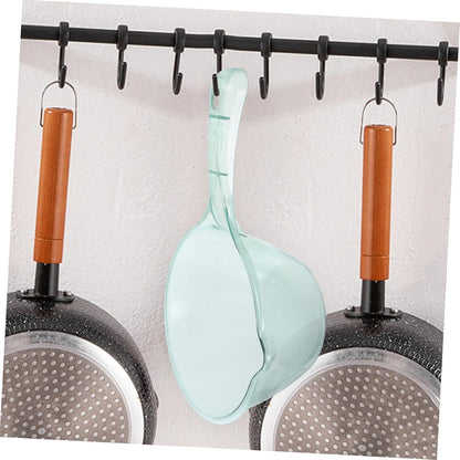 3pcs Thicken Water Ladle for Kitchen and Bath Comfortable Grip Dipper for Fruit Washing and Garden Watering Pink Light Green Brown