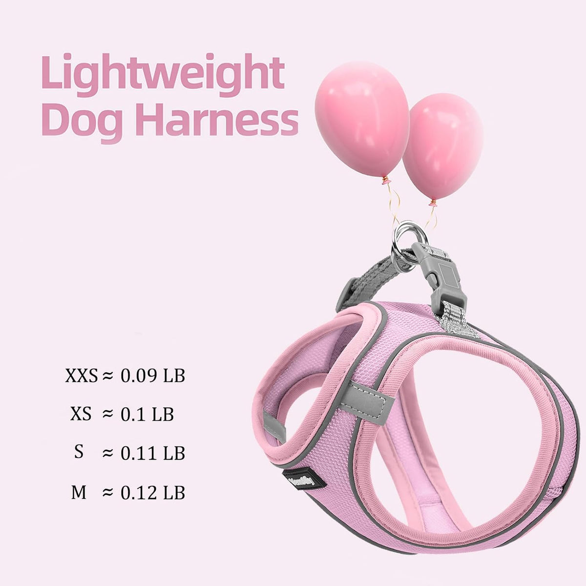 Sparkly Dog Harness and Leash Set No Pull for Small Medium Dogs Cats