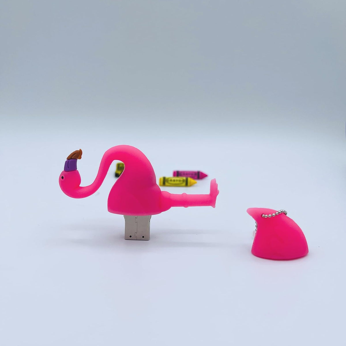 Flamingo USB - 16GB Flash Drive - Flamingos Pendrive - Flash Drive for Photos (Pink Flamingo)