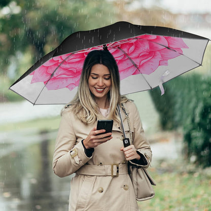 Umbrella Windproof Travel Umbrellas for Rain - Easy Auto Open Close, Durable & Compact Umbrella, Strong Metal Frame, Windproof and Waterproof Umbrella for Travel