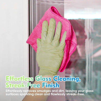 Pink Microfiber Cleaning Cloth 12 Pack, 12.5 x 12.5 inch Microfiber Towels for Cars, Ultra Absorbent Car Washing Cloth, Lint Free Streak Free Cleaning Rags for Car, Kitchen, and Window
