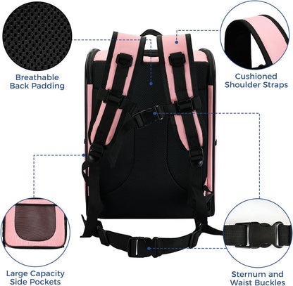 Cat Carrier Backpack for Small Dogs and Cats Up to 18 lb