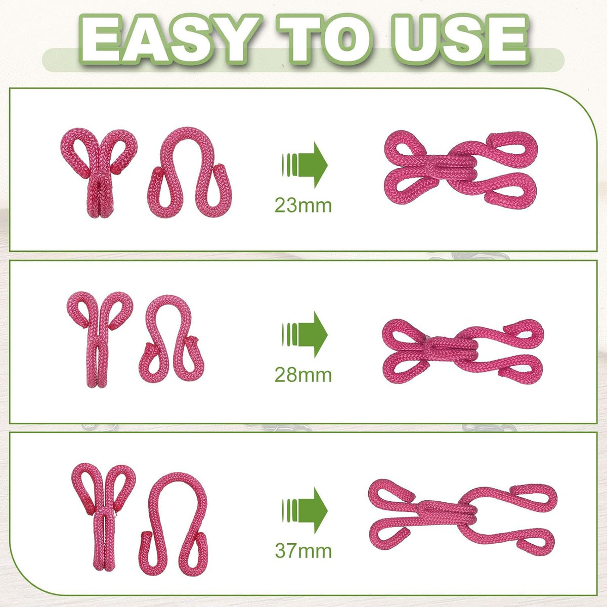 Sewing Hooks and Eyes