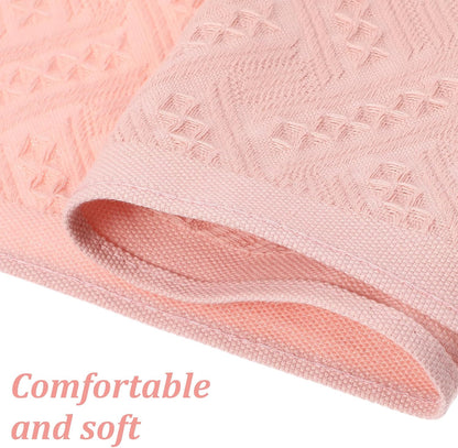 2PCS Pink Hand Towel for Bathroom,30×13Inch-Cute Boho Hand Towels