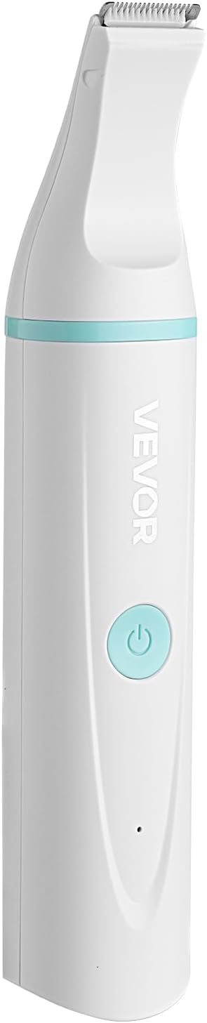 VEVOR Dog Clippers for Grooming, 4 in 1 Dog Grooming Kit, Low Noise, Rechargeable Pet Shaver with 6 Combs & 4 Detachable Blades, Waterproof Cordless Pet Hair Trimmers Nail Grinder Set for Dogs Cats