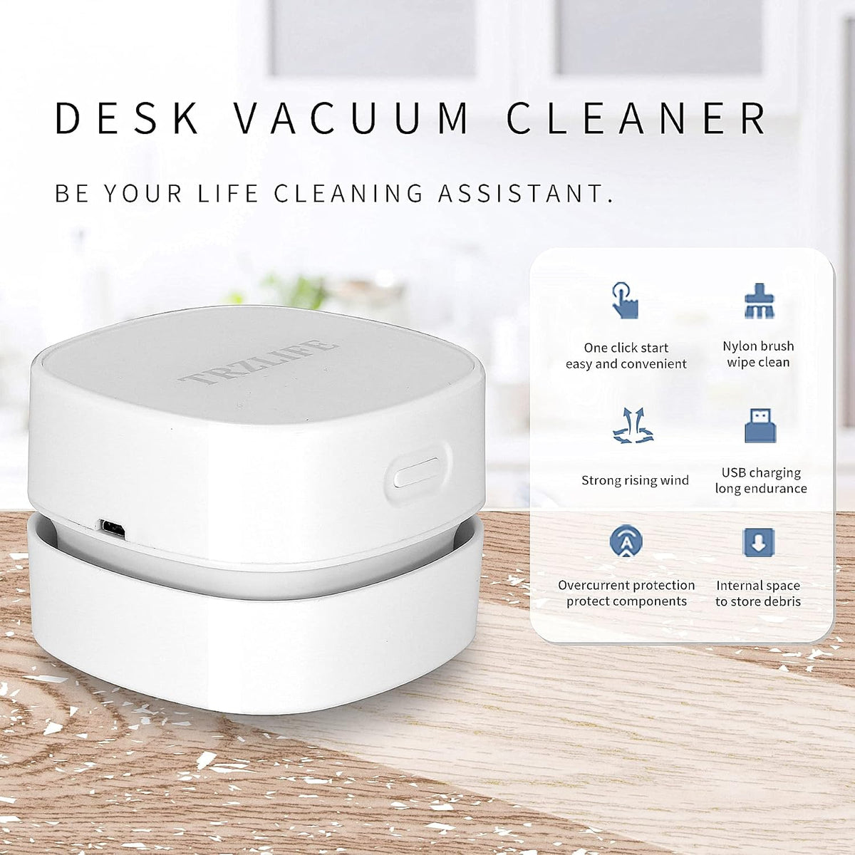 TRZLIFE Cleaner, Office & Home Desktop Cleaner, Ideal Gift Pink