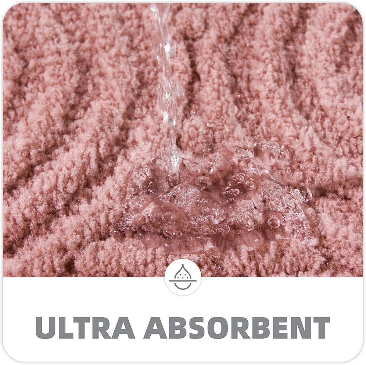 Pink Cute Bath Mat Non-Slip 20’’W x 32’’L Luxurious Modern Minimalist Rainbow Boho Tufted Kids Girls Bathroom Rugs Rubber Backed, Bohemian Geometric Bath Rug Microfiber Absorbent Floor Mat
