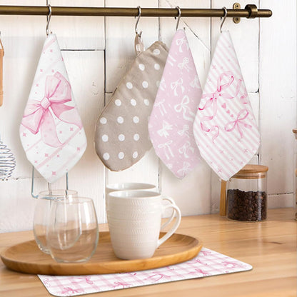 36 Pack Reusable Paper Towels Pink Bow Kitchen Rolls Towels