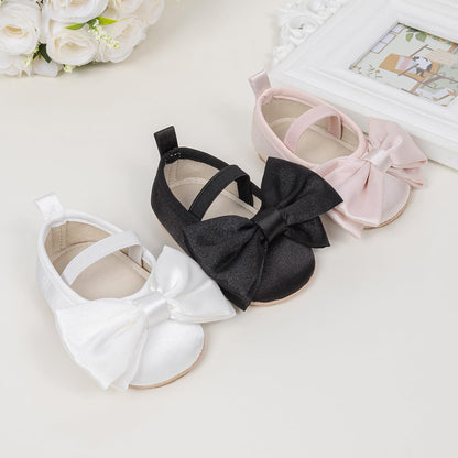 Infant Baby Girl Sandals Soft Non-Slip Rubber Sole Handmade Princess Wedding Dress Shoes Toddler First Walkers