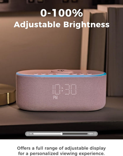 Qi Certified Wireless Charging Alarm Clock Radio for Bedroom