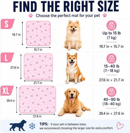 Dog Cooling Mat, Summer Cooling Mat for Dogs, Self Cooling Pad for Dog Cats
