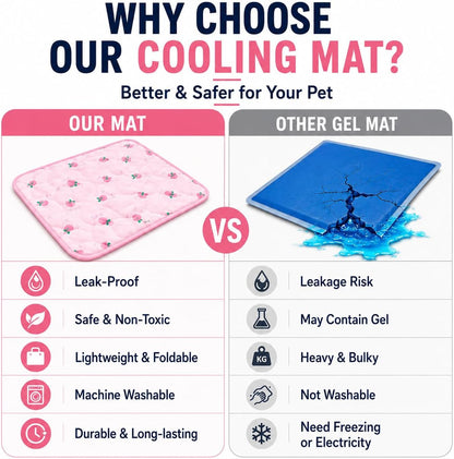 Dog Cooling Mat, Summer Cooling Mat for Dogs, Self Cooling Pad for Dog Cats