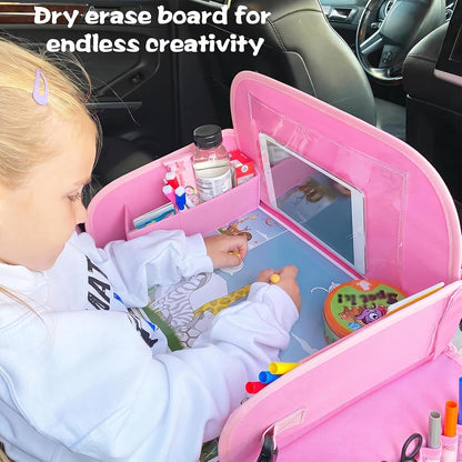 Kids Travel Tray for Toddler Car Seat, Road Trip Activities for Kid