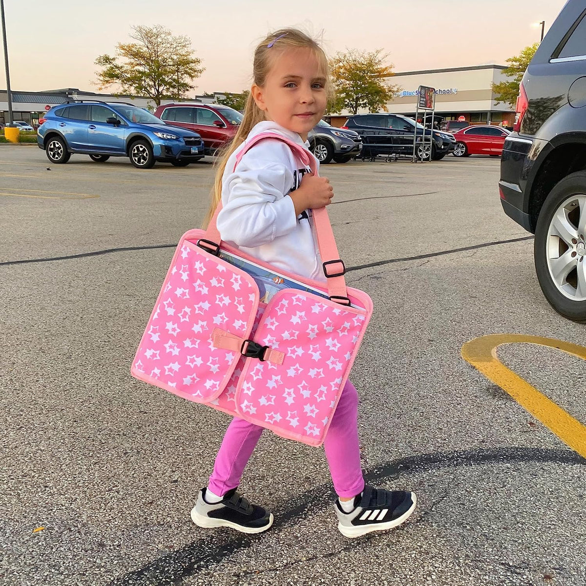 Kids Travel Tray for Toddler Car Seat, Road Trip Activities for Kid