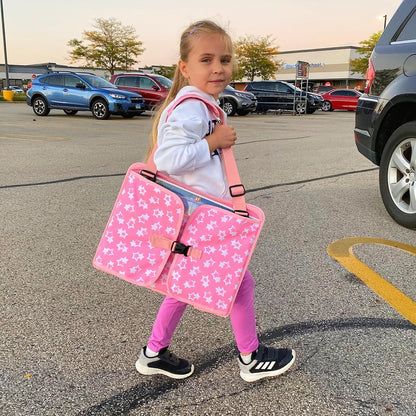 Kids Travel Tray for Toddler Car Seat, Road Trip Activities for Kid