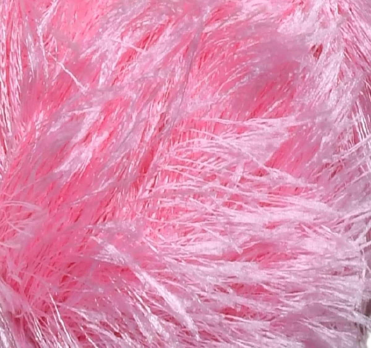 Eyelash Fun Fur Yarn Premium 100% Polyester 164 Yds (150 Mt), 3.53 Oz (100 Gr) Colorful Crochet Yarn Dıy Hand Knitting. (Pink, 3 Skein)
