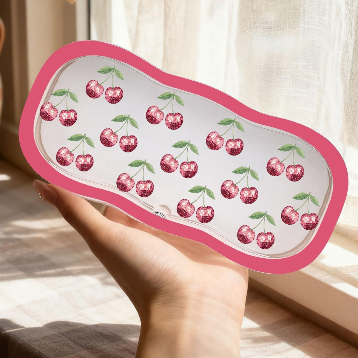 Glasses Case Hard Shell, Cute Bow Eyeglass Case, Clear Glasses Case for Women Girls Sunglasses Reading Glasses