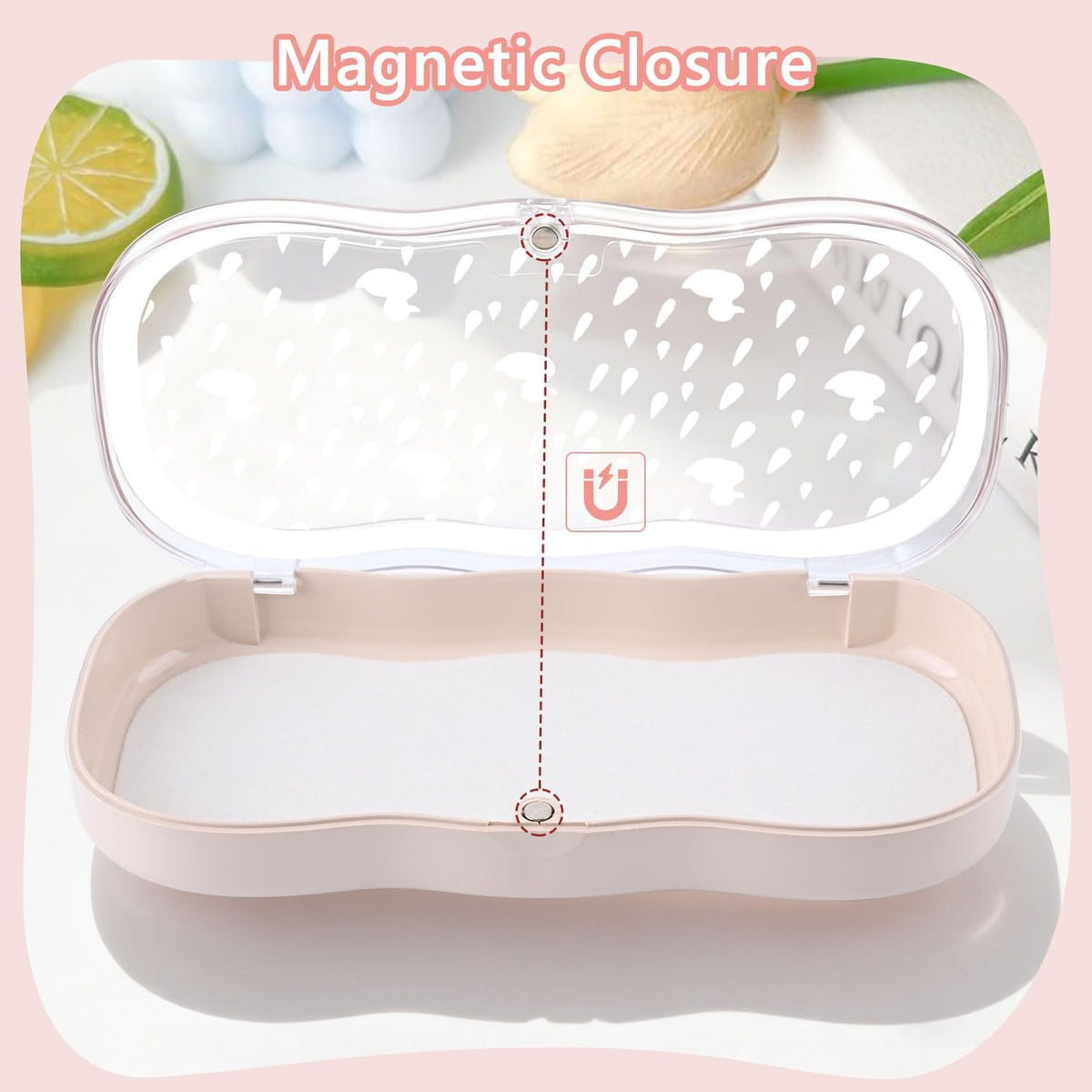 Glasses Case Hard Shell, Cute Bow Eyeglass Case, Clear Glasses Case for Women Girls Sunglasses Reading Glasses
