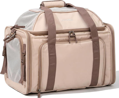 Expandable Cat Carrier Large, Soft Pet Carrier Airline Approved