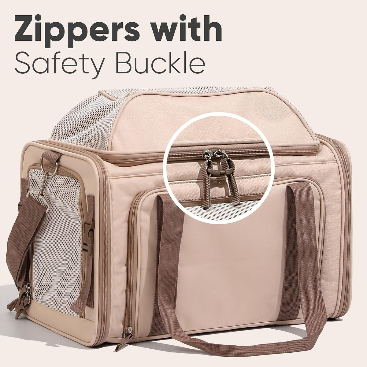 Expandable Cat Carrier Large, Soft Pet Carrier Airline Approved