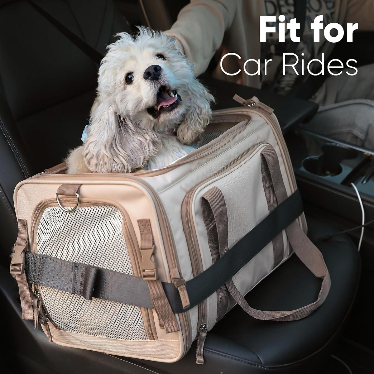 Expandable Cat Carrier Large, Soft Pet Carrier Airline Approved