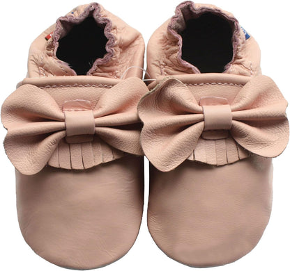 Toddler Kids Unisex Slipper Animal Flower Soft Sole Leather Baby Shoes
