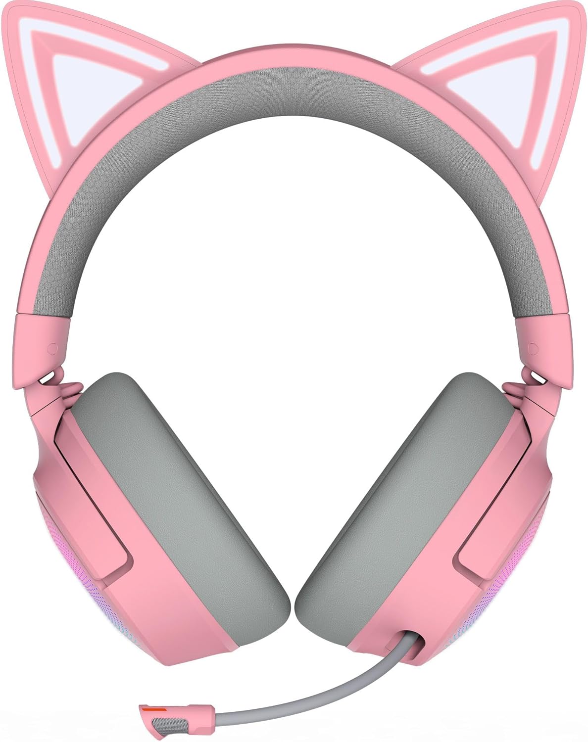 Kraken Kitty V3 Pro Wireless RGB Gaming Headset, Pink
