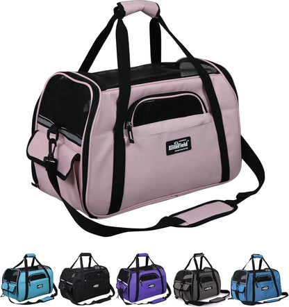 Soft-Sided Pet Carrier for Cats & Small Dogs (3-Year Warranty)
