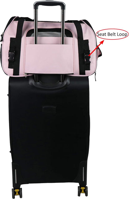 Soft-Sided Pet Carrier for Cats & Small Dogs (3-Year Warranty)