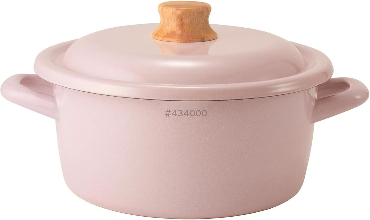 Fuji Hollow Cotton Plus Series Casserole 7.9 inches (20 cm), Ash Pink CTP-20W.AP
