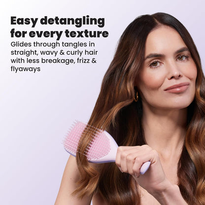 Large Ultimate Detangler Brush, Straight to Wavy, Pink/Purple