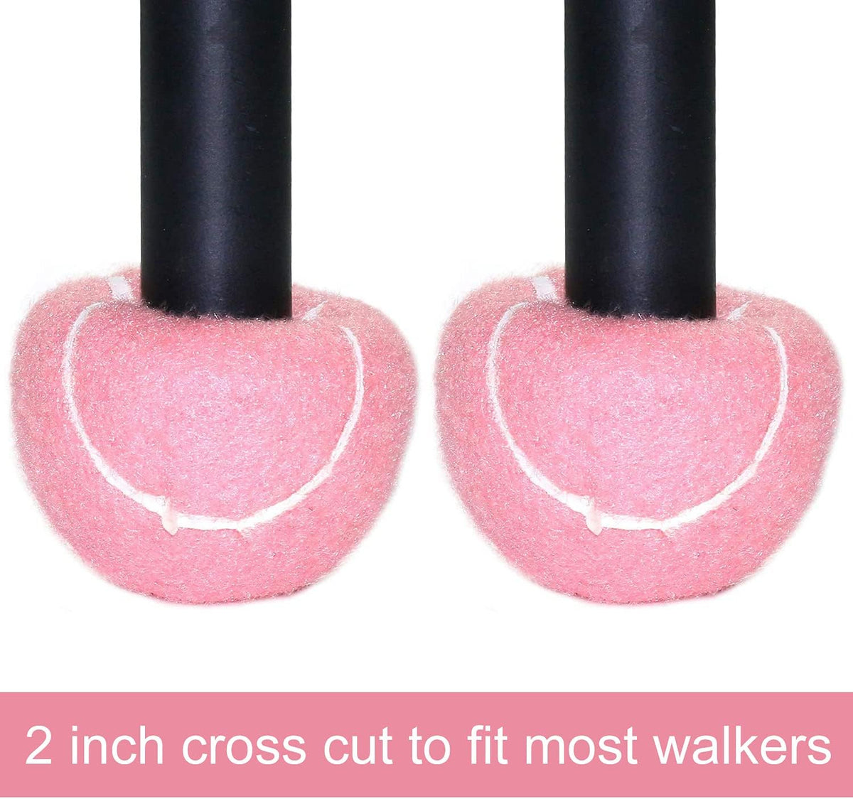 Walker Tennis Balls 4pcs Precut Heavy Duty Tennis Balls for Walkers