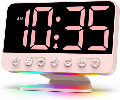 Digital Alarm Clocks for Bedrooms with Large Bold Number