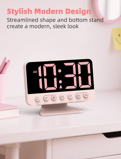 Digital Alarm Clocks for Bedrooms with Large Bold Number