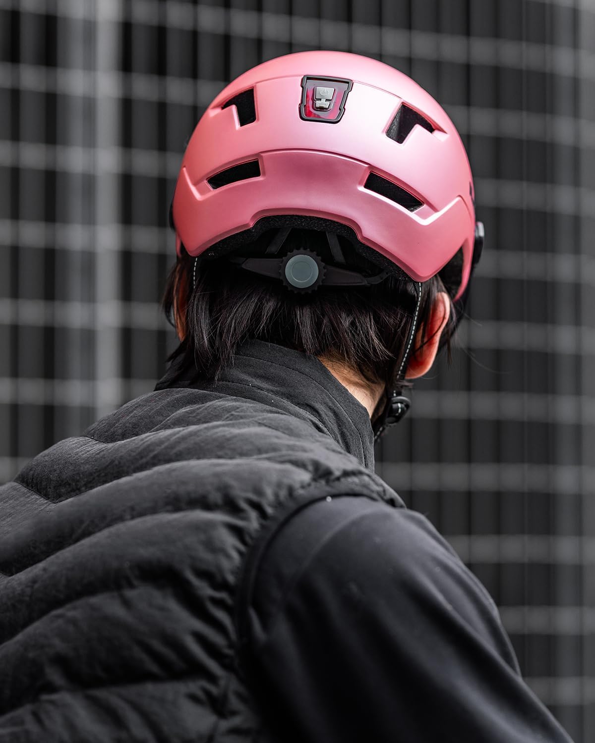 Adult Bike Helmet with LED Front Back Light Bicycle Helmets E3-10L