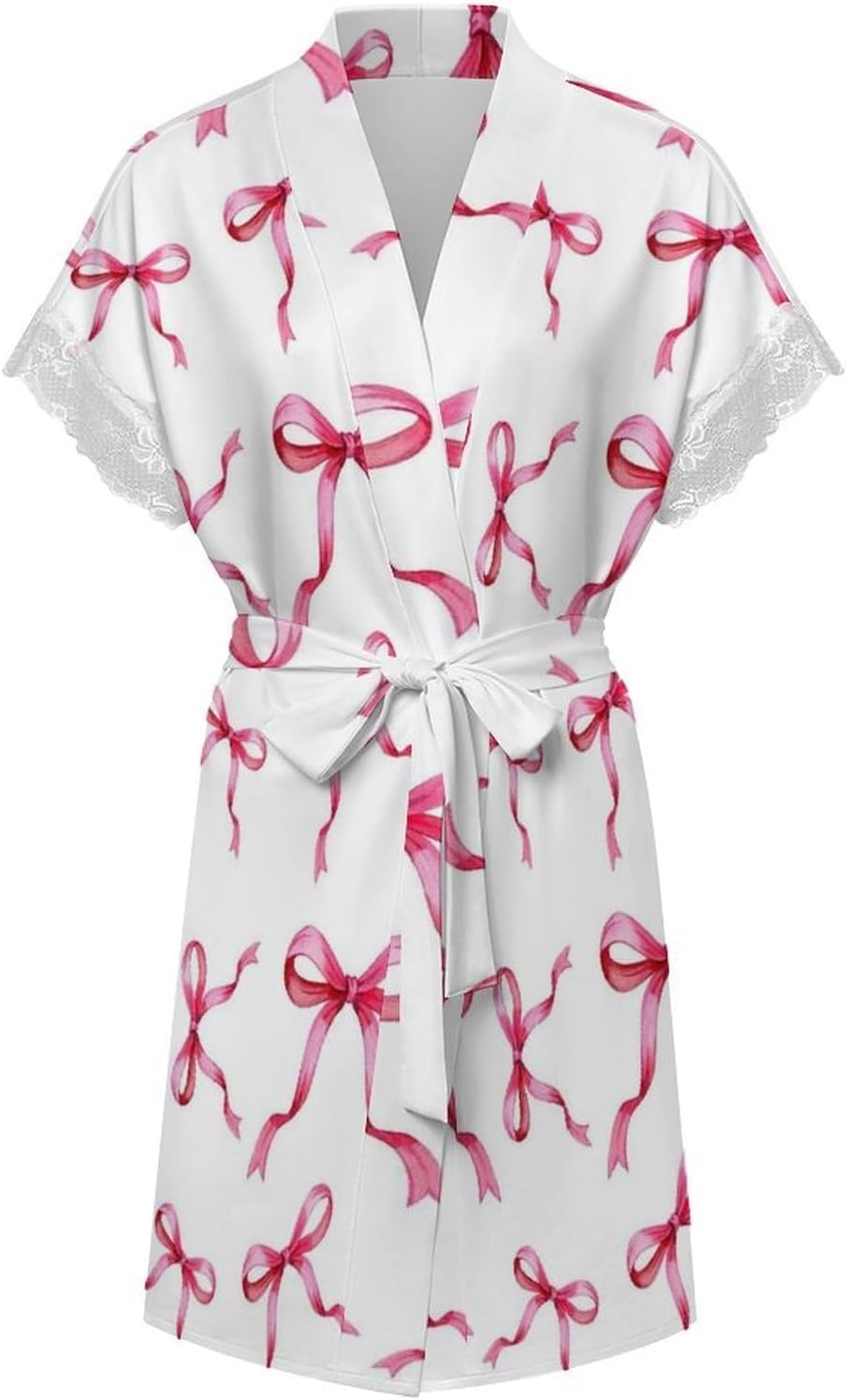 Pink Cartoon Champagne Womens Robes Golden Stars Bridal Robe Kimono Robes for Women Lingerie Robe