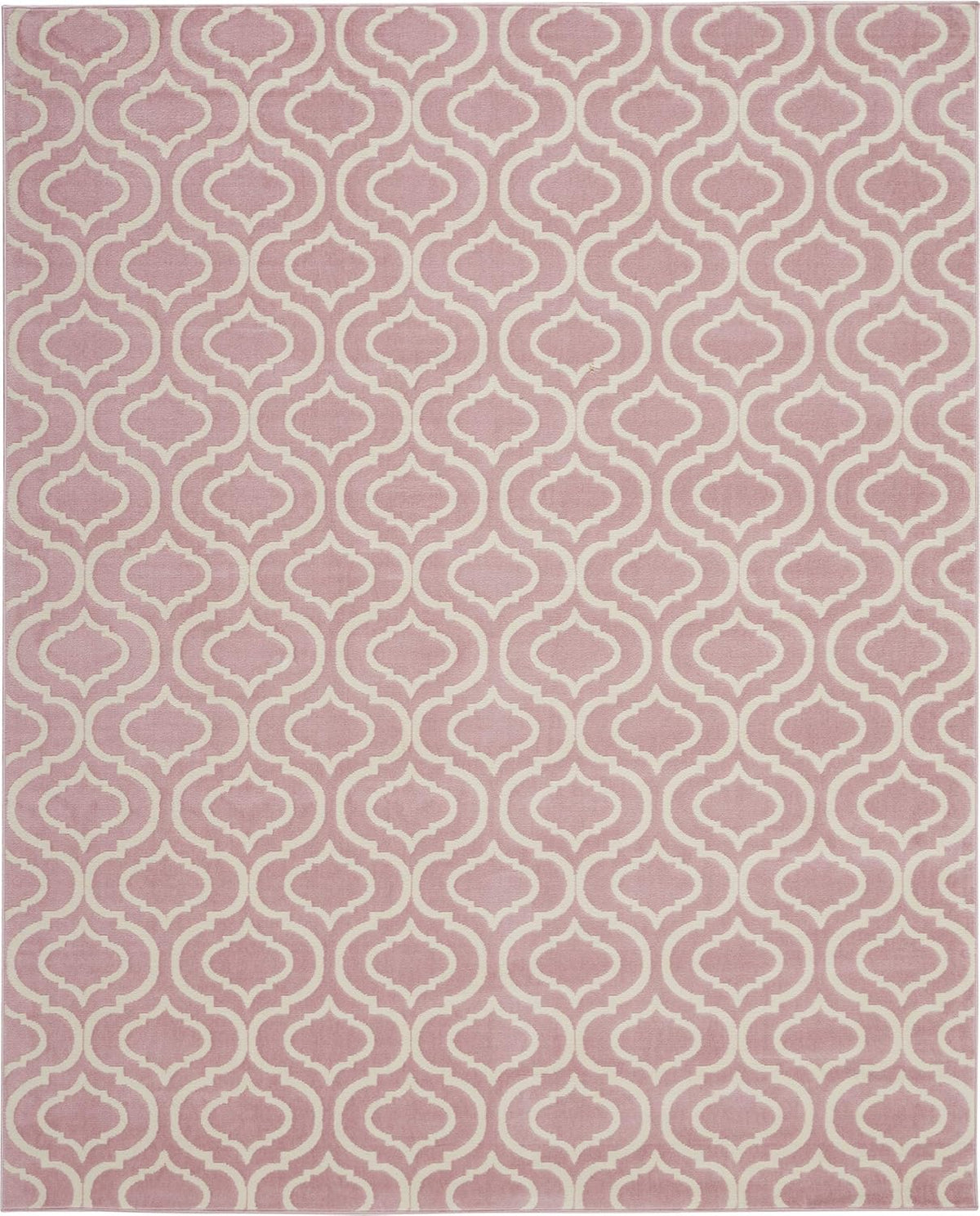Jubilant Pink 7'10" x 9'10" Area Rug - Easy Clean, Non Shedding, Bed Room, Living Room, Dining Room, Kitchen (8' x 10')