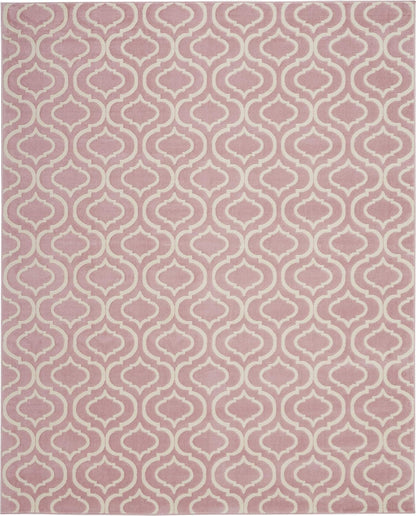 Jubilant Pink 7'10" x 9'10" Area Rug - Easy Clean, Non Shedding, Bed Room, Living Room, Dining Room, Kitchen (8' x 10')