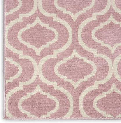 Jubilant Pink 7'10" x 9'10" Area Rug - Easy Clean, Non Shedding, Bed Room, Living Room, Dining Room, Kitchen (8' x 10')
