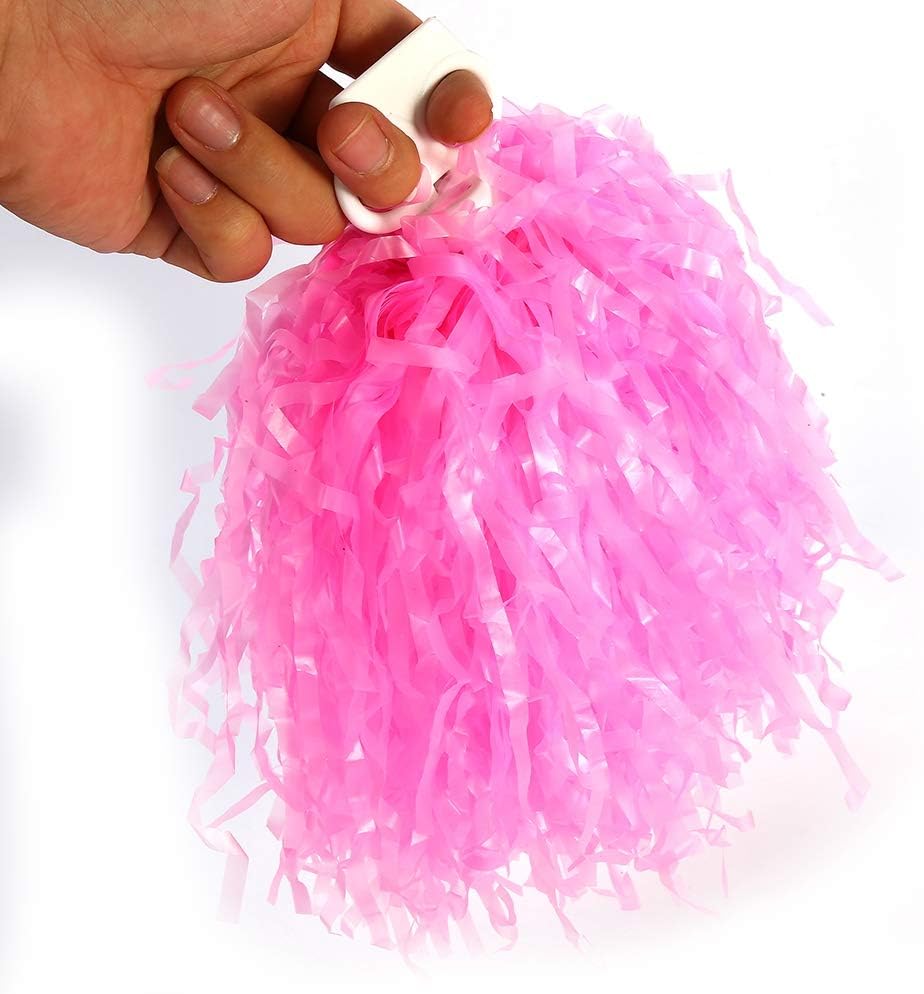 2pcs Cheerleading Pom Poms - Highelasticity Red Dance Props - Perfect for Cheering and Highfiving Your Team Teenagers Only