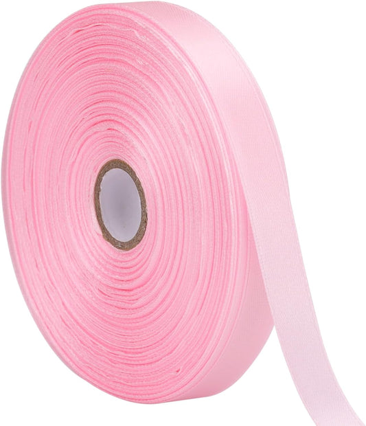 Ribbon for Gift Wrapping 50 Yards Perfect Wedding Party Wreath Sewing DIY Hair Accessories Decoration Floral Hair Balloons Other Projects (Light Pink, 1/2 inch)